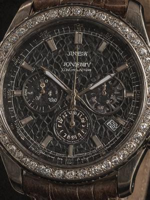 Luxury watch closeup
