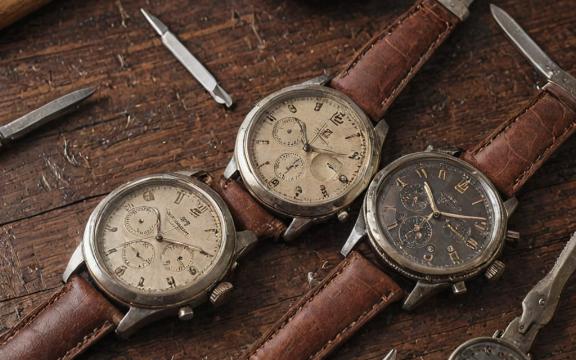 Vintage watches and tools